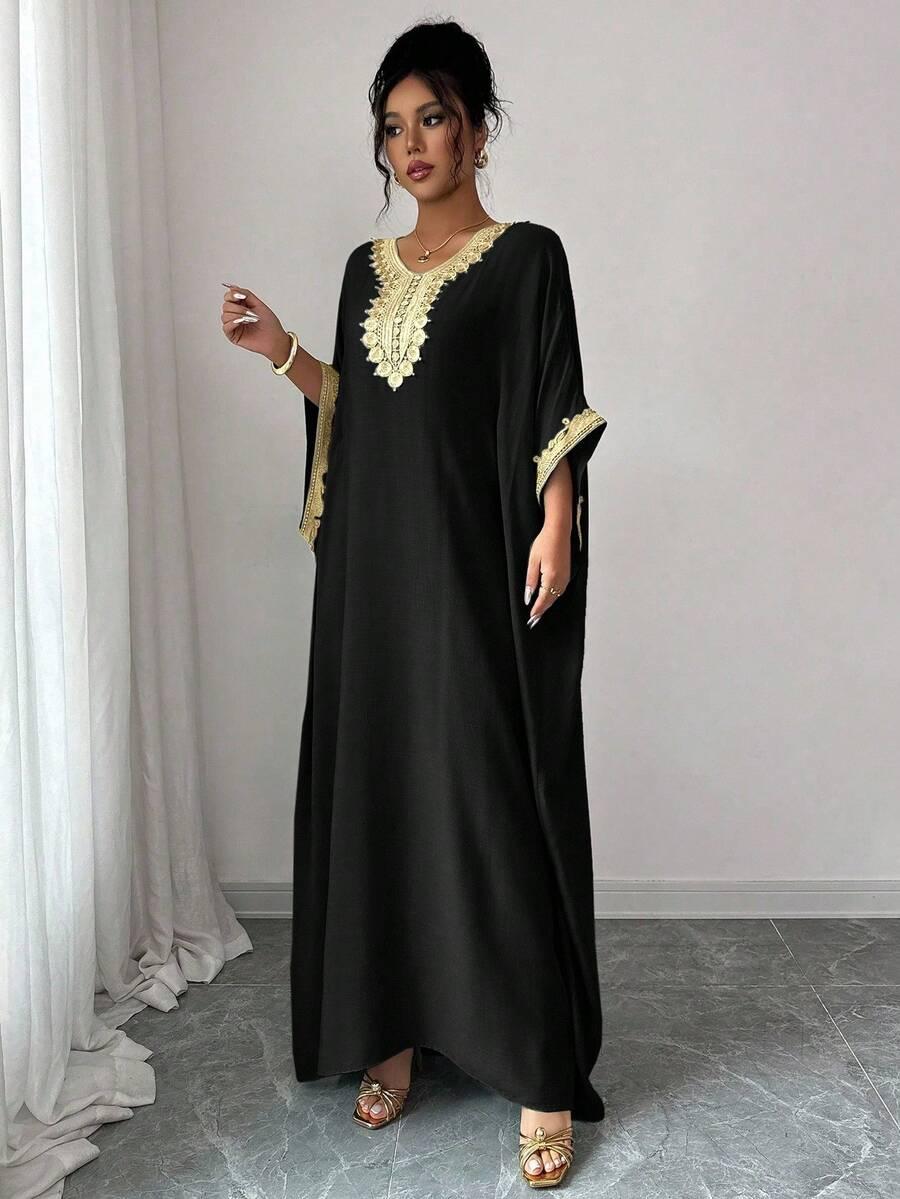 CZARNA MAXI SUKIENKA
