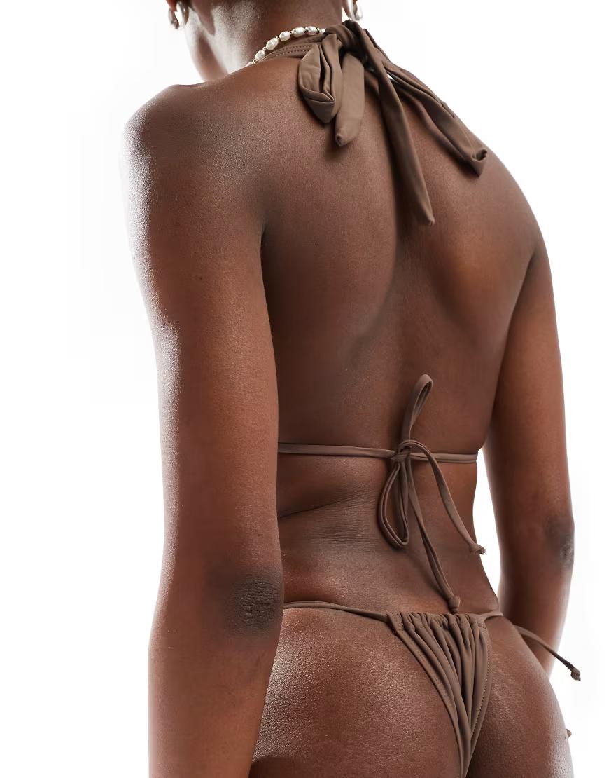 BRĄZOWY DÓŁ OD BIKINI