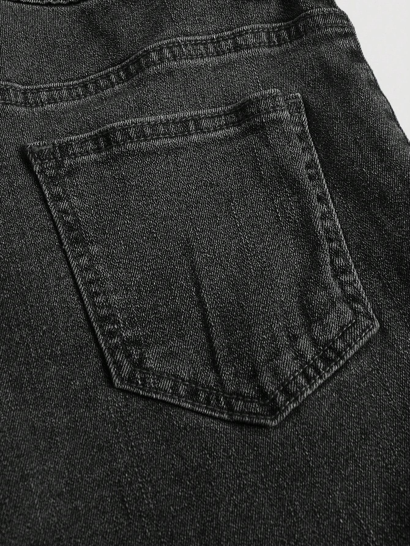 czarne spodnie jeans 