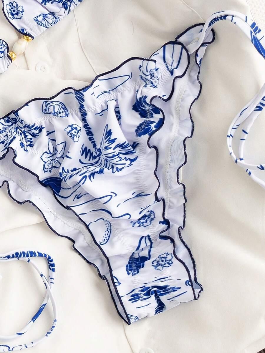 DWUCZĘŚCIOWY STRÓJ KĄPIELOWY print