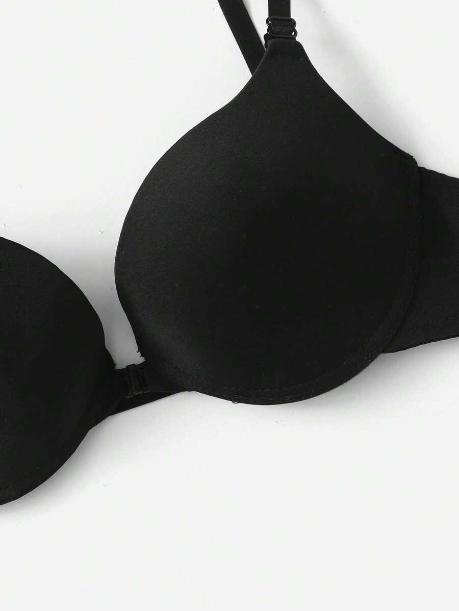 czarny biustonosz push-up