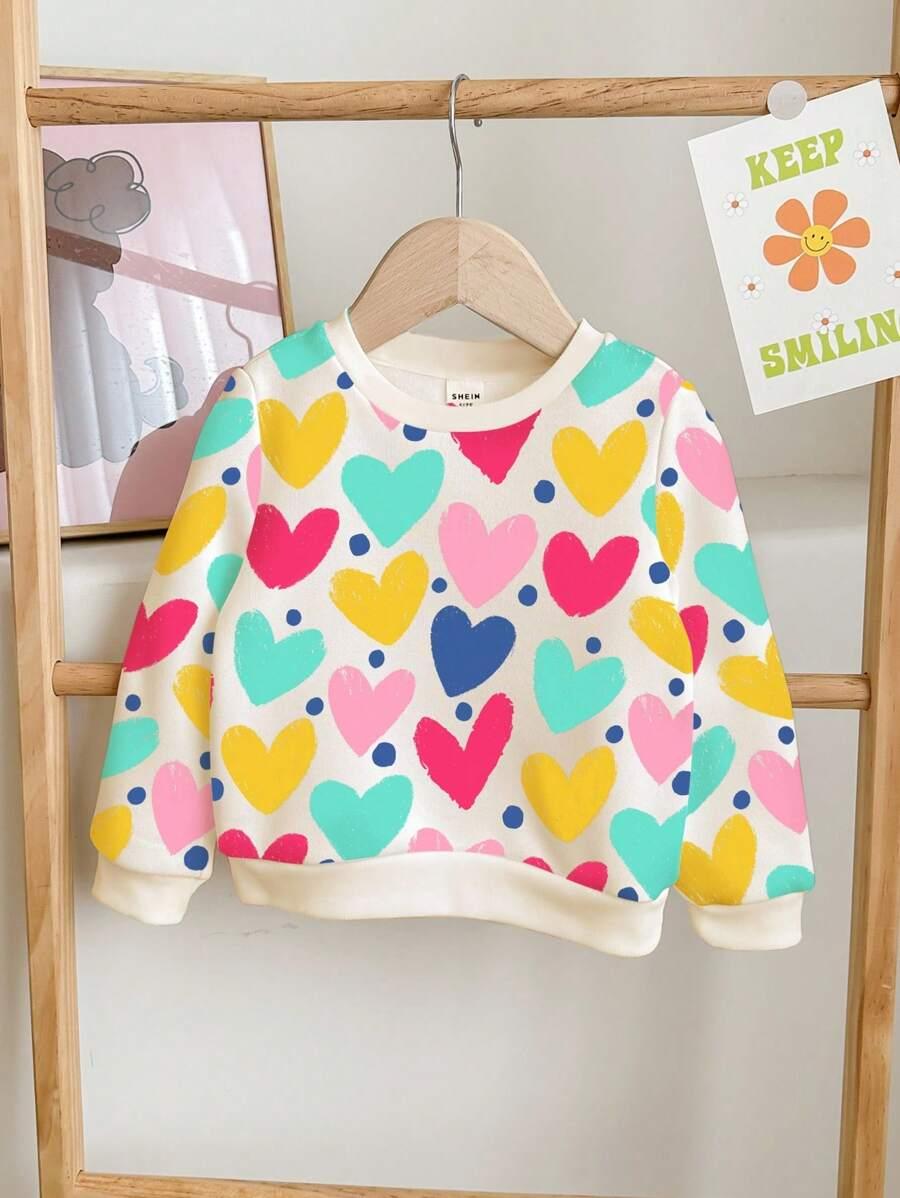 bluza print serca