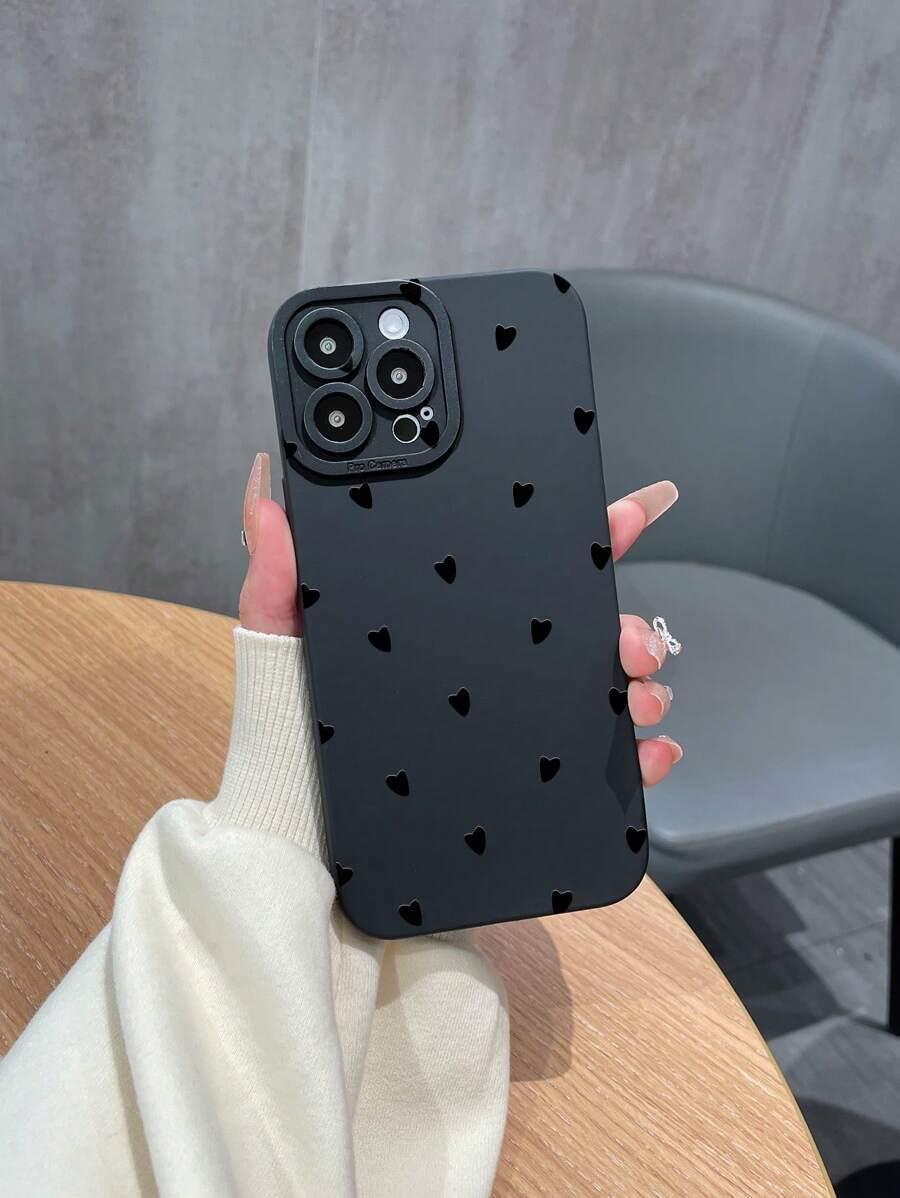 czarne etiu na telefon Xiaomi redmi note 13 pro serca