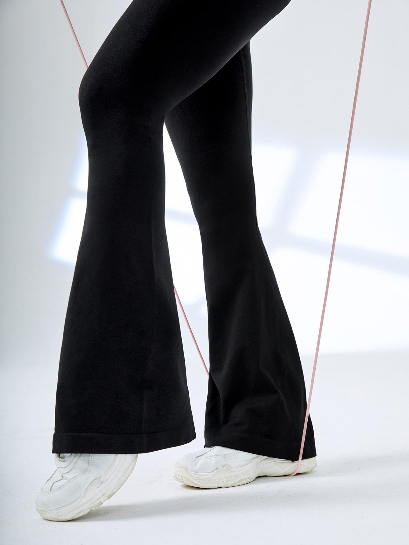 CZARNE LEGGINSY DZWONY