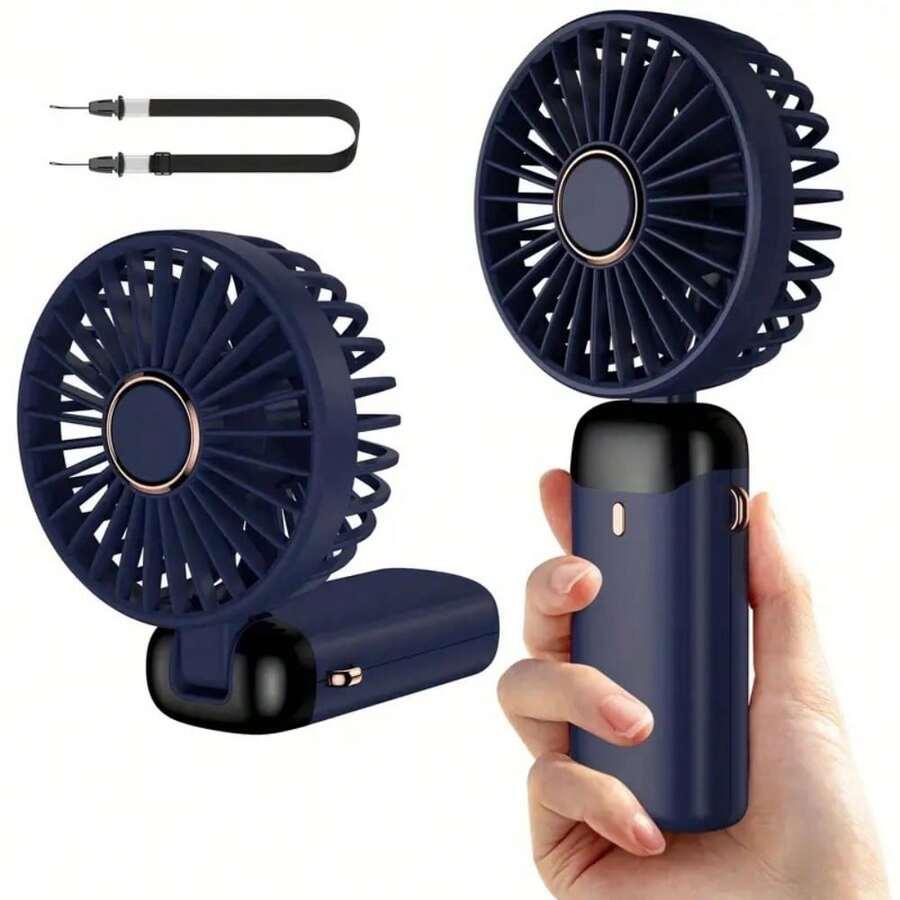 granatowy mini wentylator