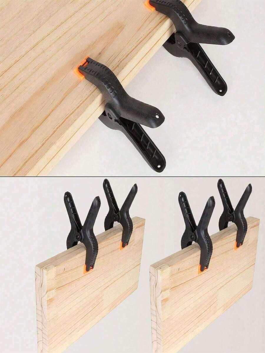 CZARNY ZACISK SPRĘŻYNOWY 8-PACK