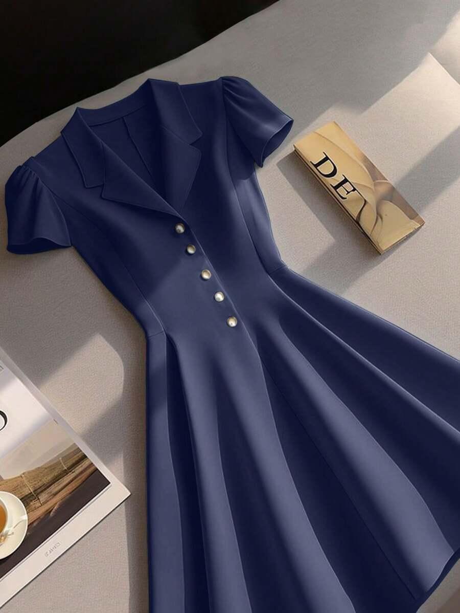 ELEGANCKA ROZKLOSZOWANA SUKIENKA DAMSKA 