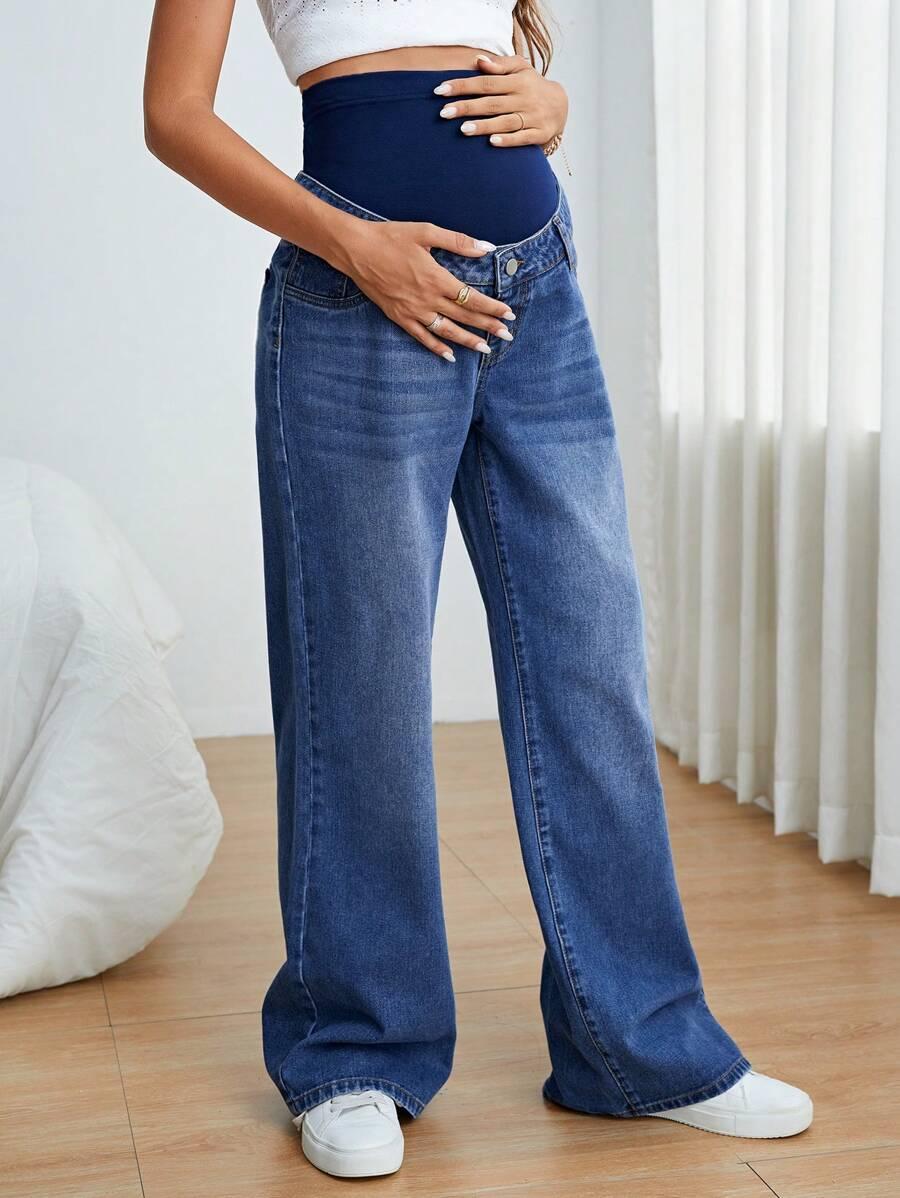 NIEBIESKIE SPODNIE JEANS 