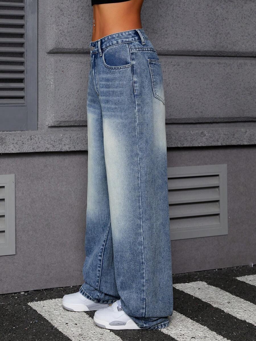 proste spodnie jeans