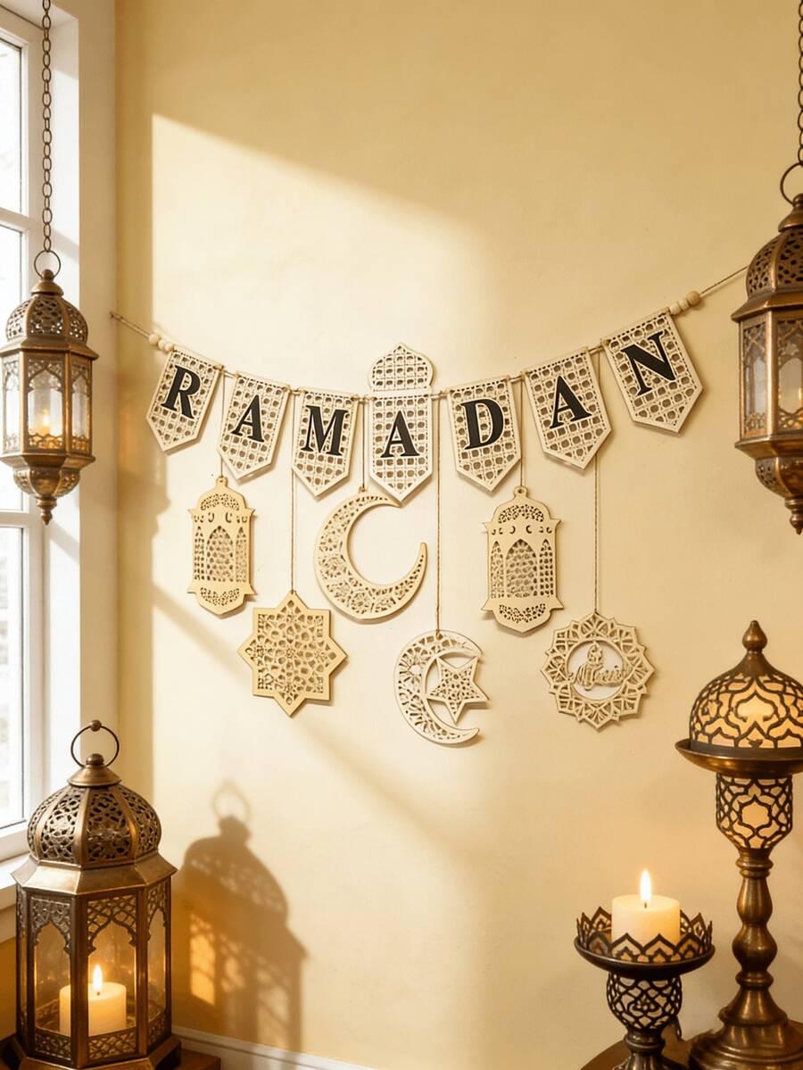 DREWNIANY BANER na RAMADAN