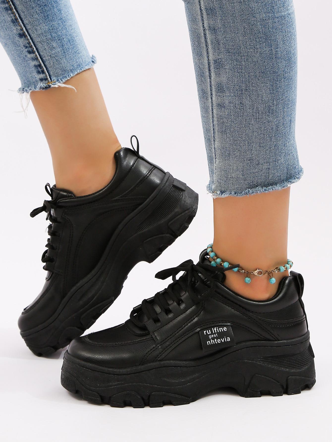 CZARNE BUTY SPORTOWE