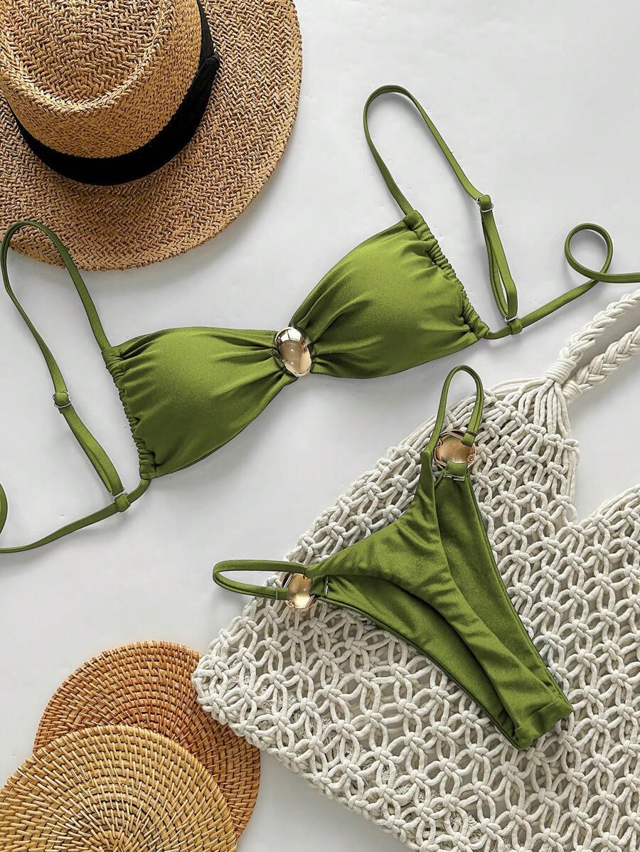 zielony dół OD BIKINI