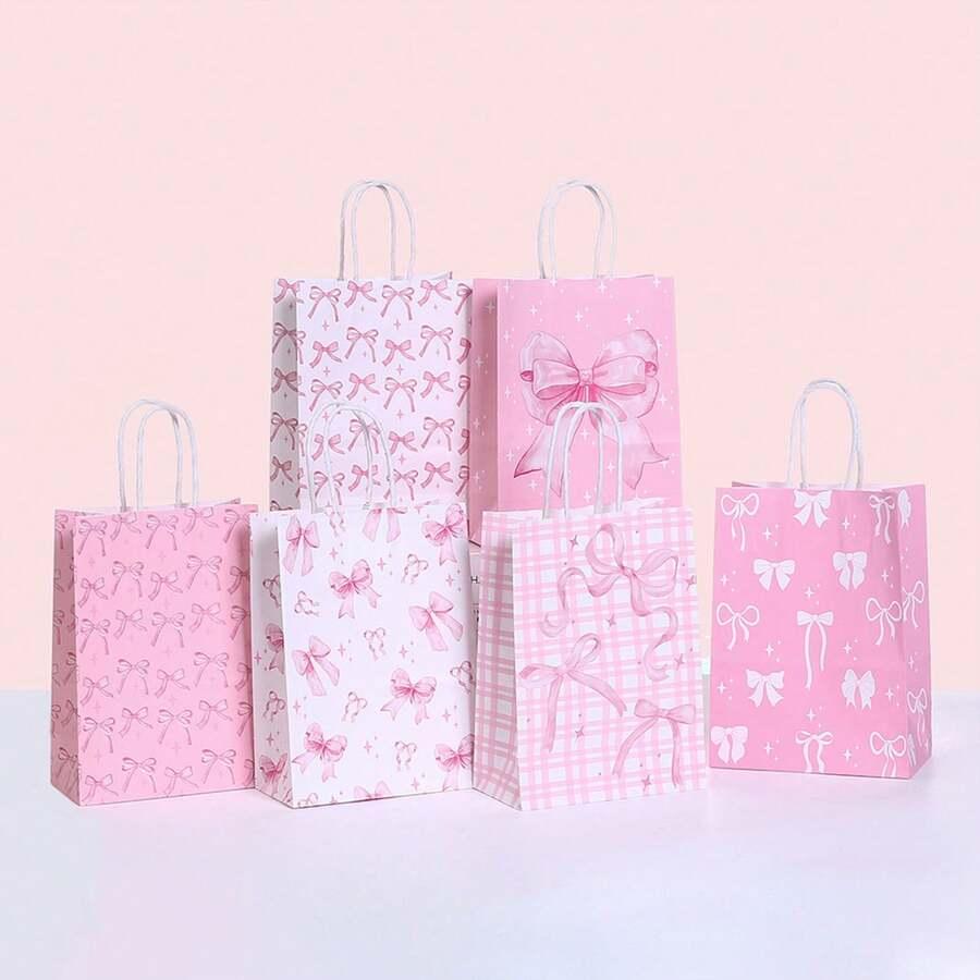 torebki prezentowe kokardy 12-pack