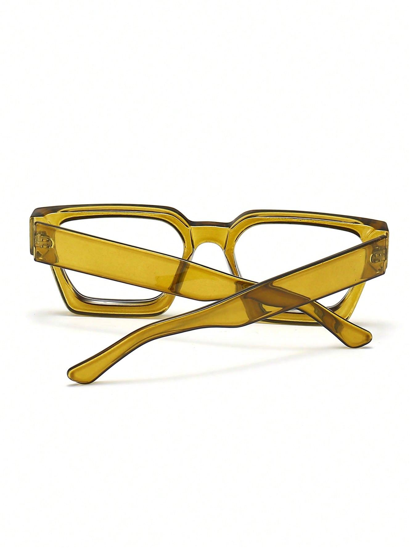 BRĄZOWE OKULARY ZERÓWKI