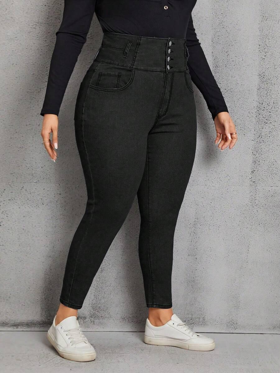 czarne skinny jeans
