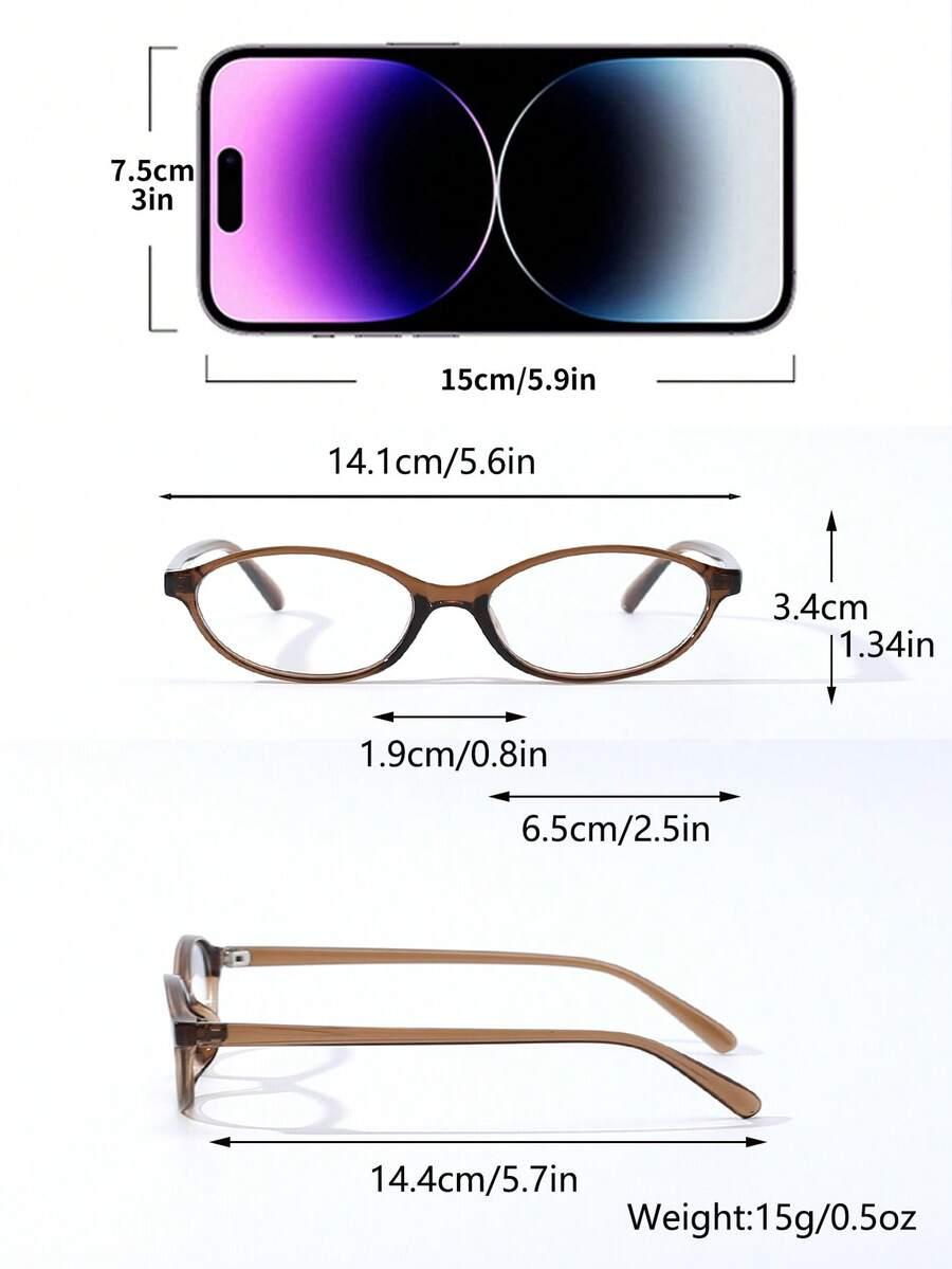BRĄZOWE OKULARY ZERÓWKI 