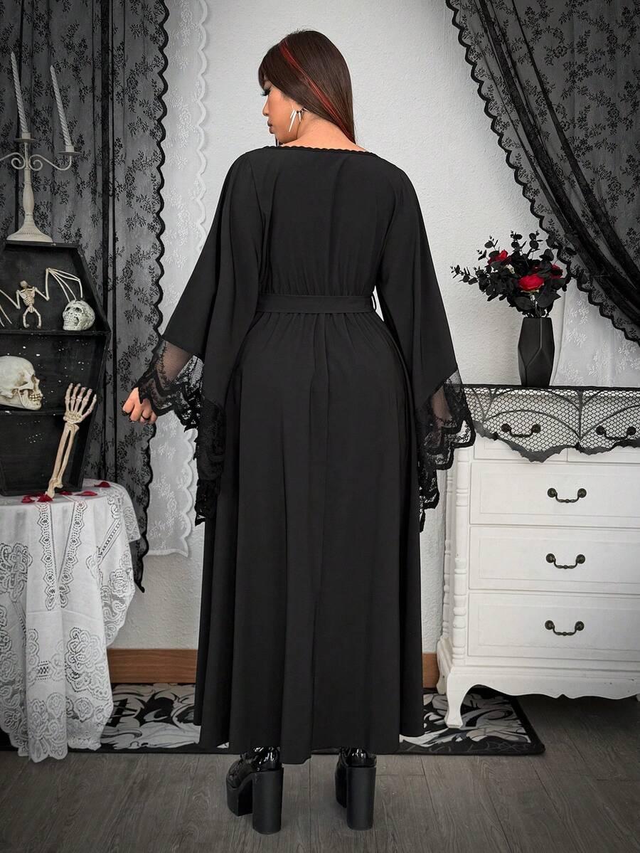 czarna maxi sukienka