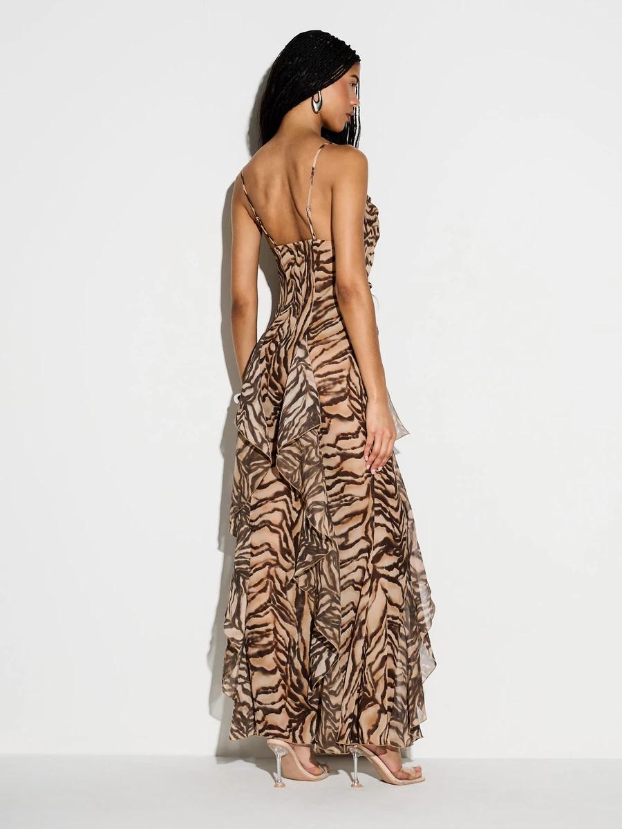 maxi sukienka print