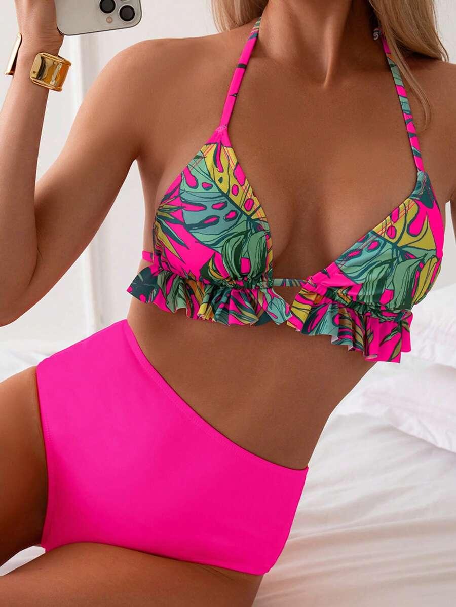 komplet bikini print 