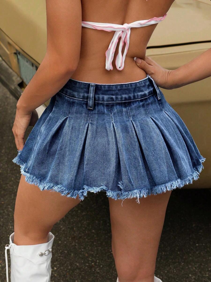 MINI JEANSOWA SPÓDNICA