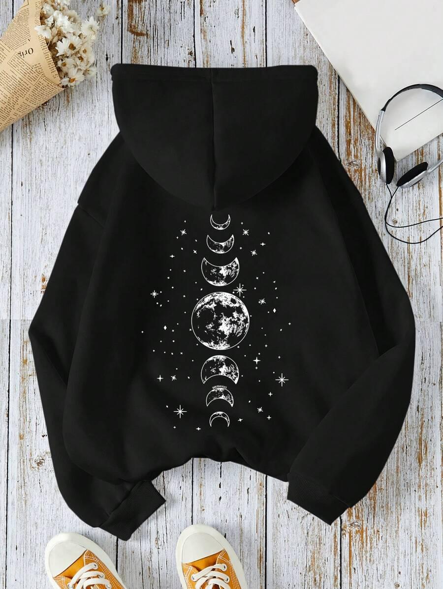 CZARNA BLUZA KAPTUR
