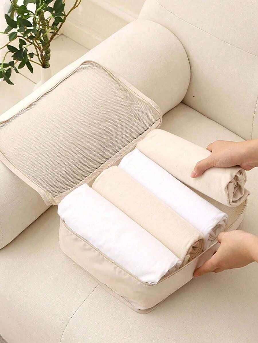 beżowa torba organizer 7-pack