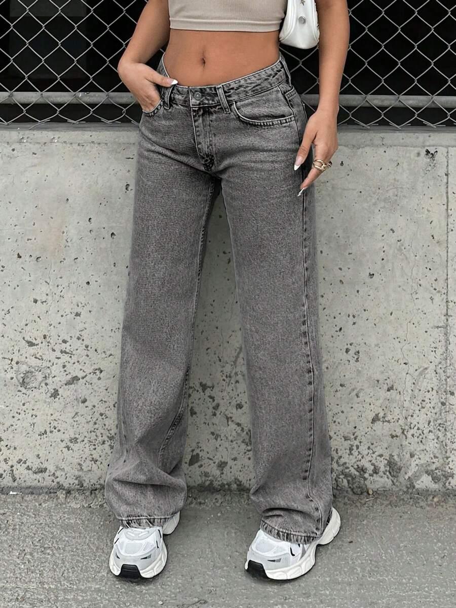 SPODNIE JEANS NISKI STAN