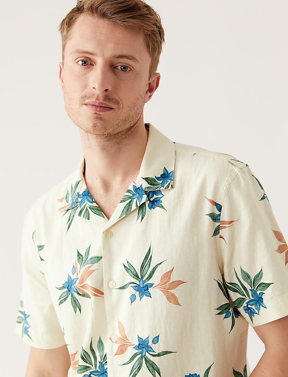 KOSZULA PRINT T25-2460M-NB