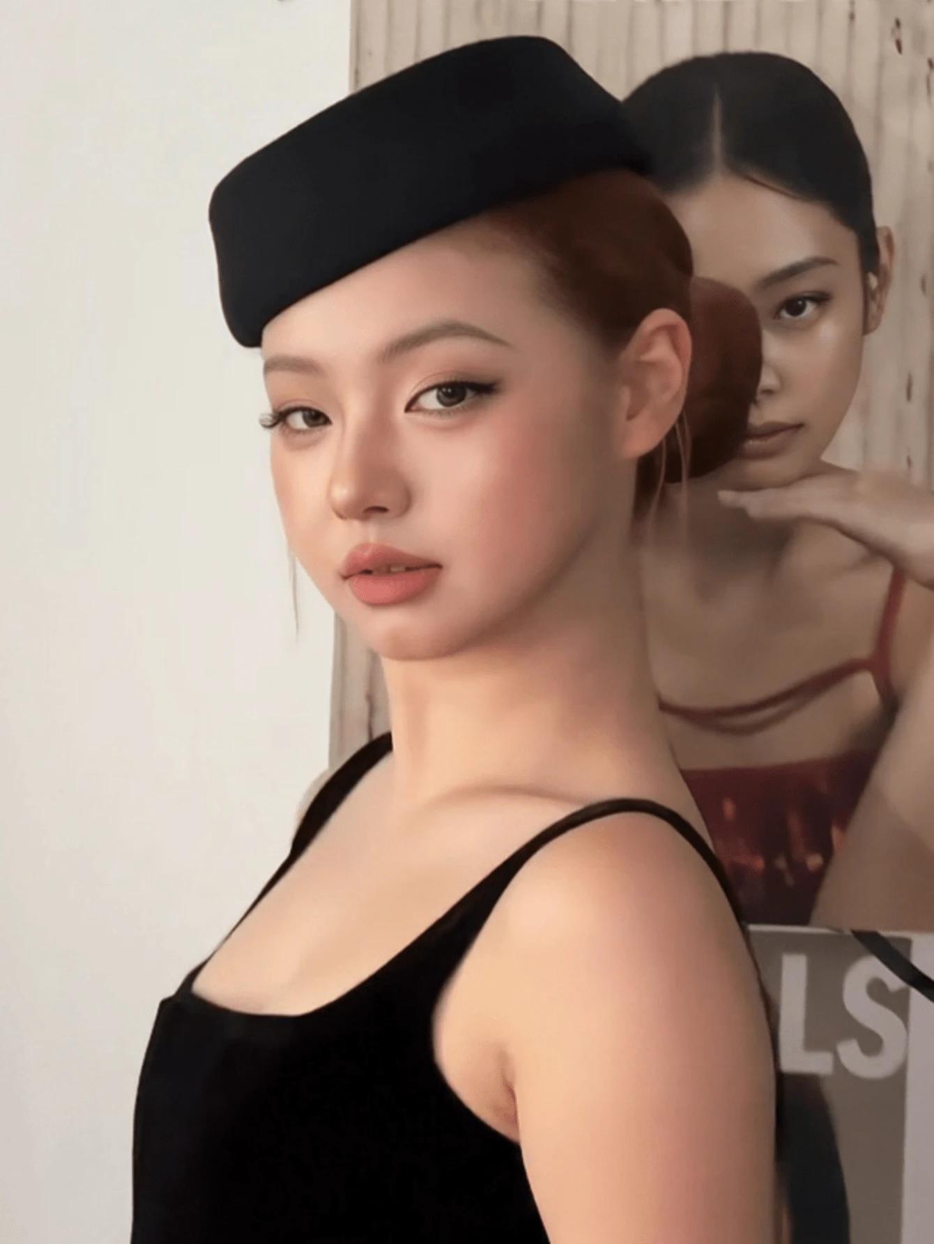 czarny beret basic