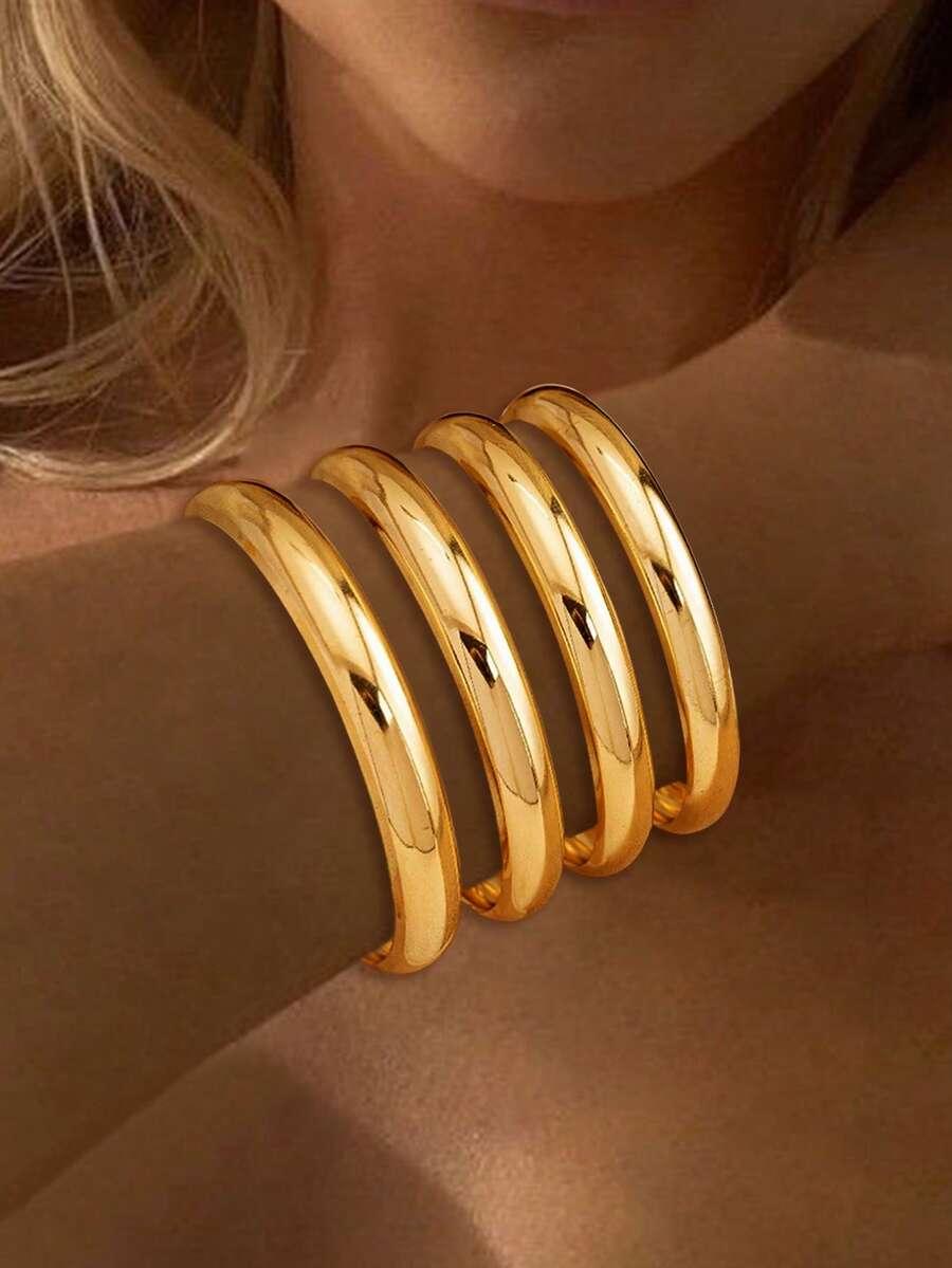 złota bransoletka 3-pack