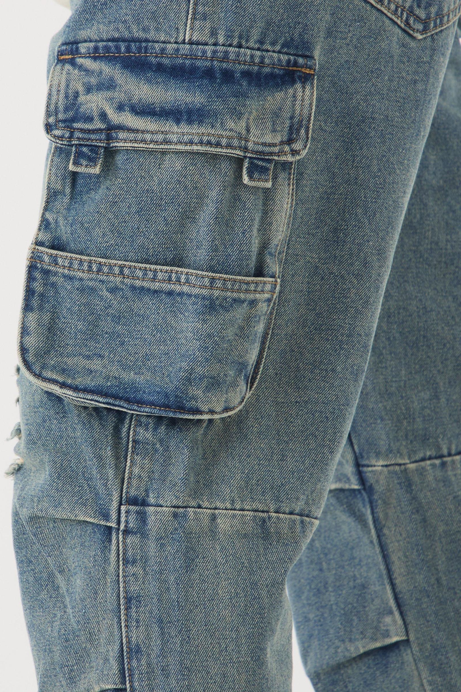 NIEBIESKIE SPODNIE JEANS