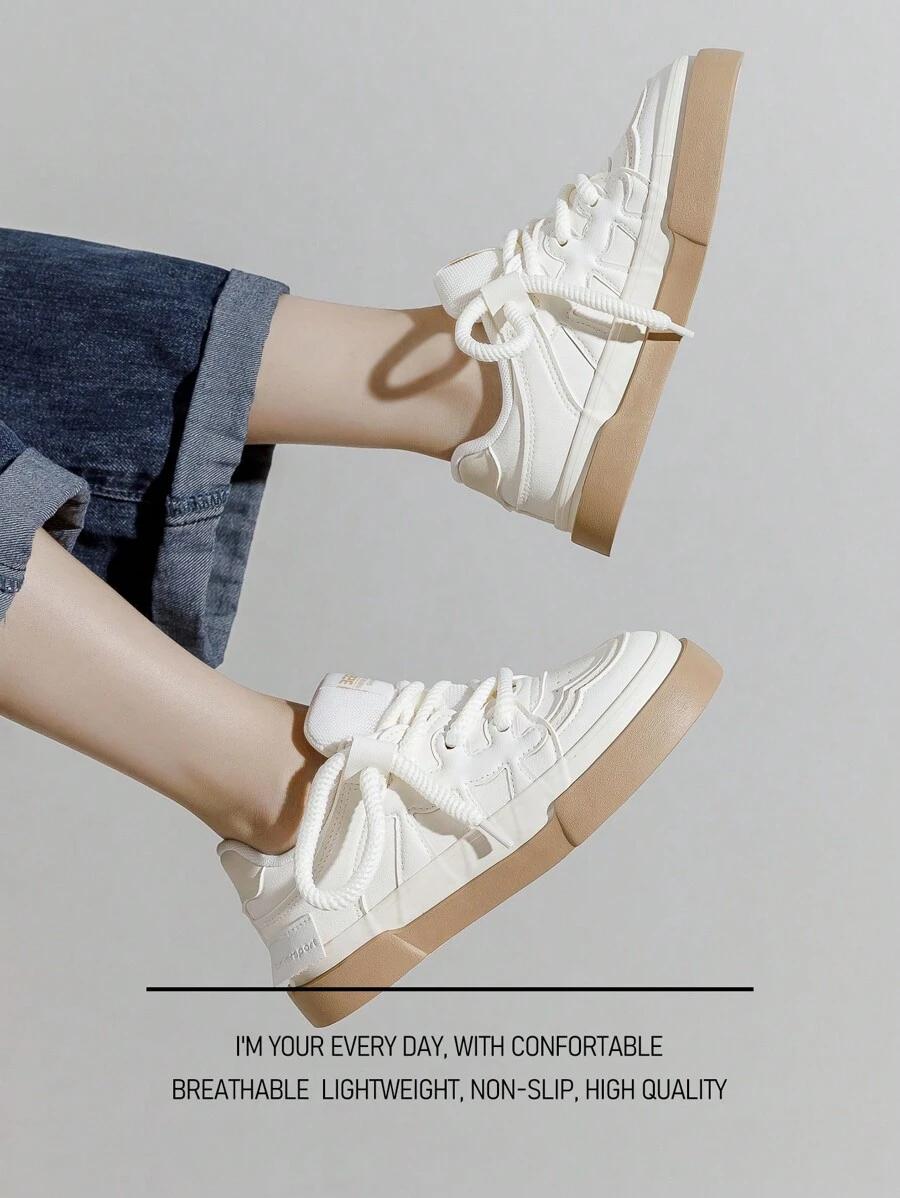 KREMOWE BUTY SPORTOWE