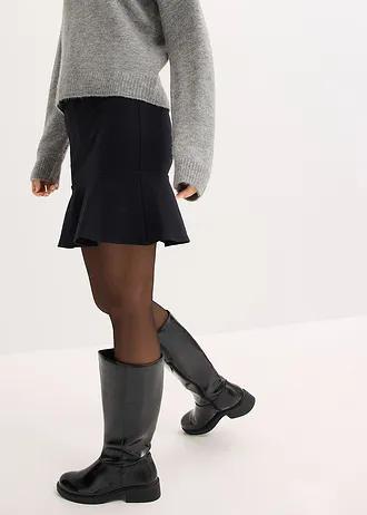 SPÓDNICA MINI ROZKLOSZOWANA 