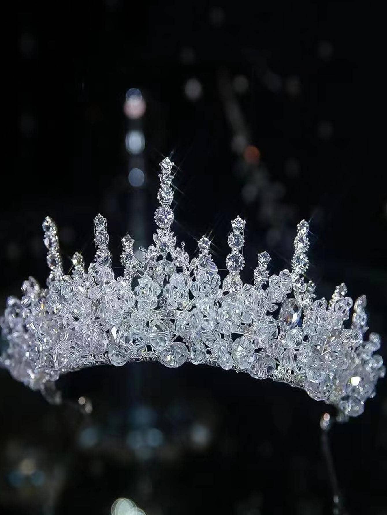 ZDOBIONA KORONA DIADEM TIARA