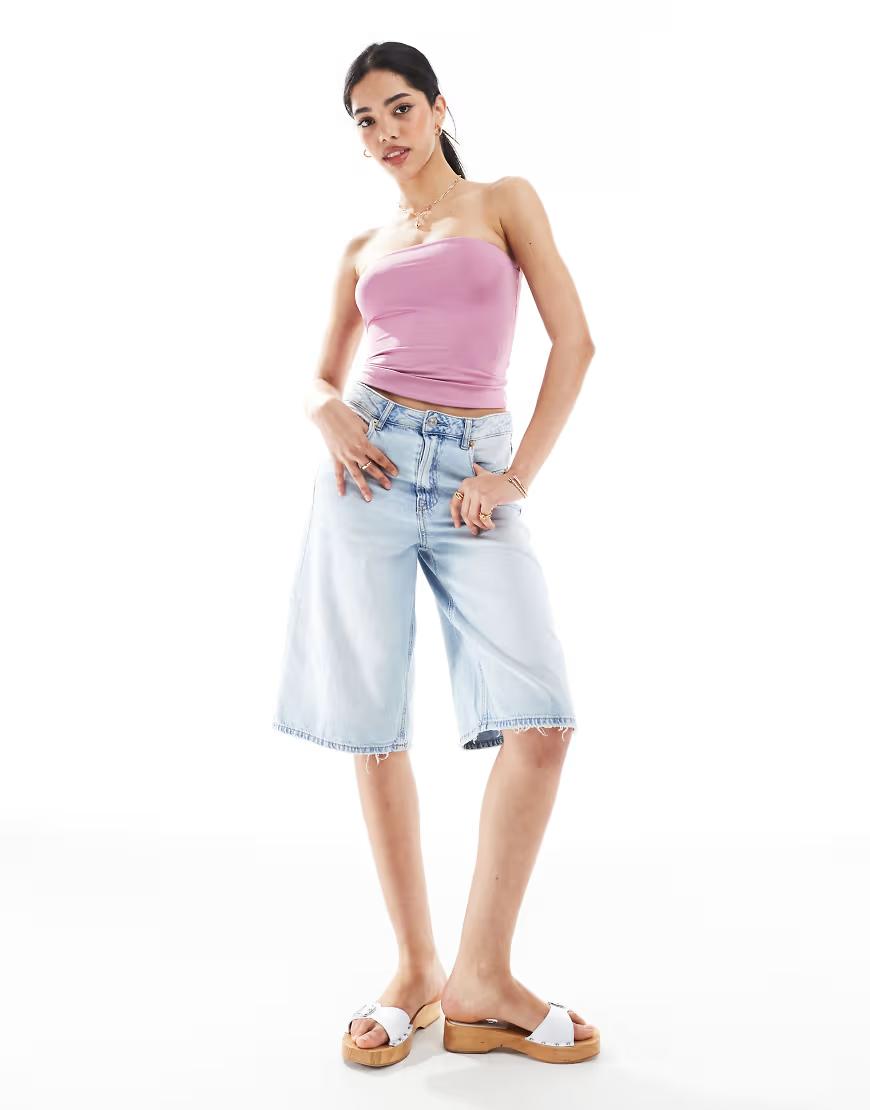 RÓŻOWY TOP BANDEAU