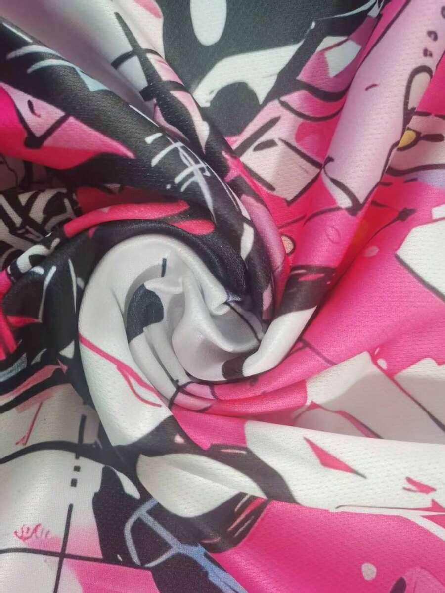 t-shirt oversize nadruk
