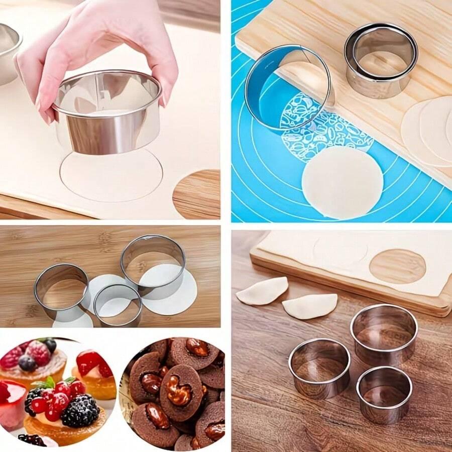 ZESTAW PIERŚCIENI DO WYKRAWANIA CIASTEK 5-PACK