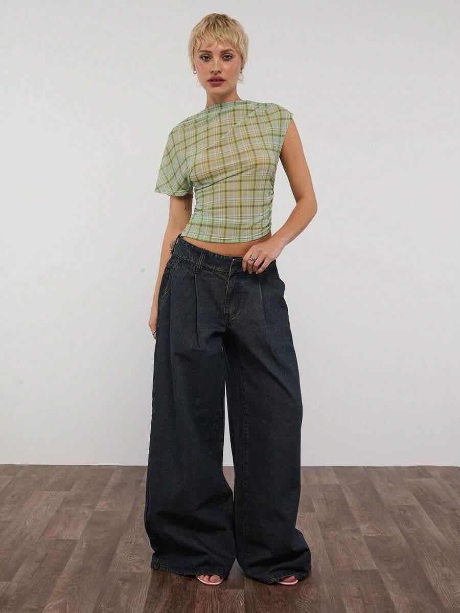 SPODNIE JEANS PROSTA NOGAWKA