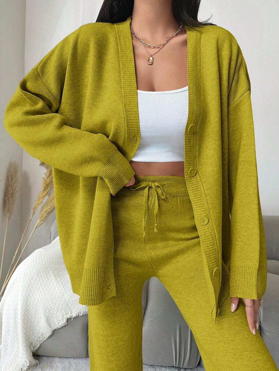 SWETER SPODNIE KOMPLET