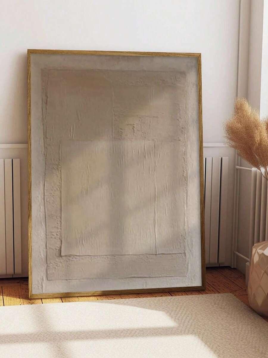 beżowy plakat dekoracja