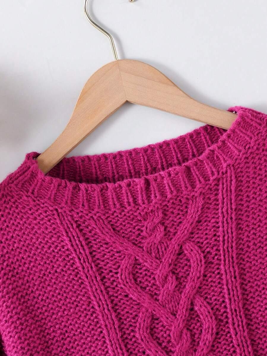 RÓŻOWY SWETER SPLOT