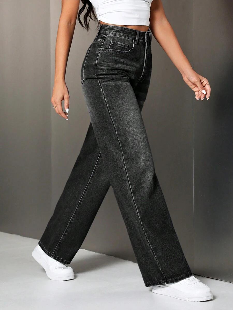 proste spodnie jeans