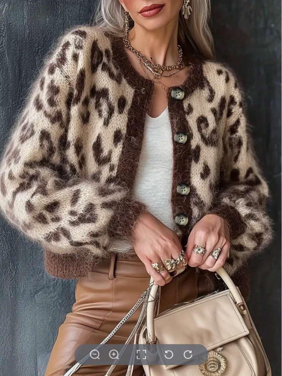 SWETER ANIMAL PRINT