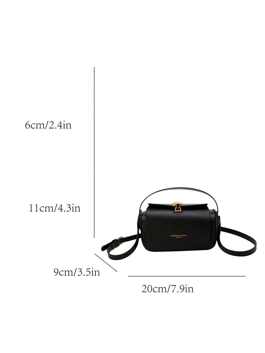 MAŁA TOREBKA ELEGNCKA Z METALOWĄ KLAMRĄ 