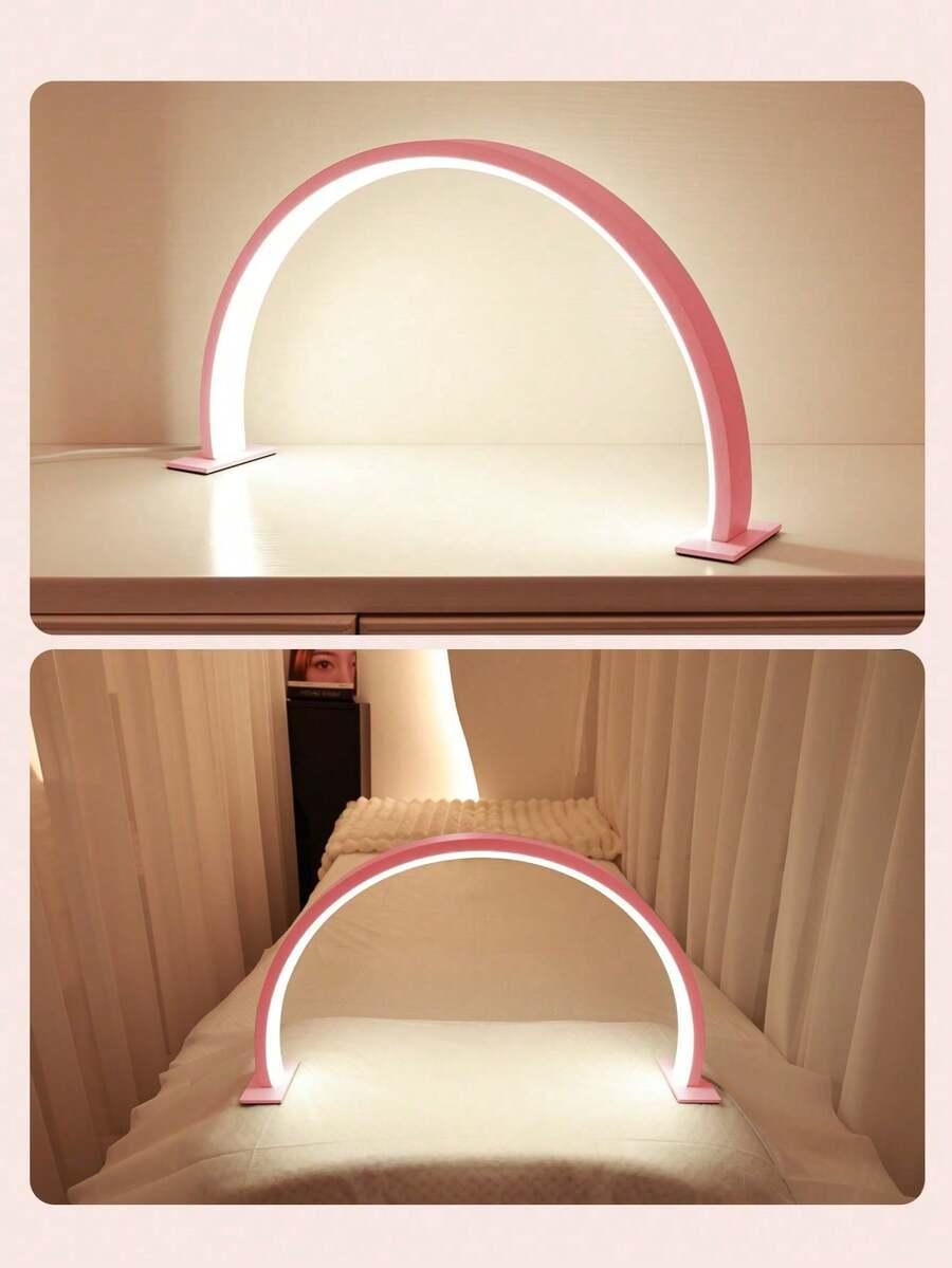różowa lampa LED do paznokci 