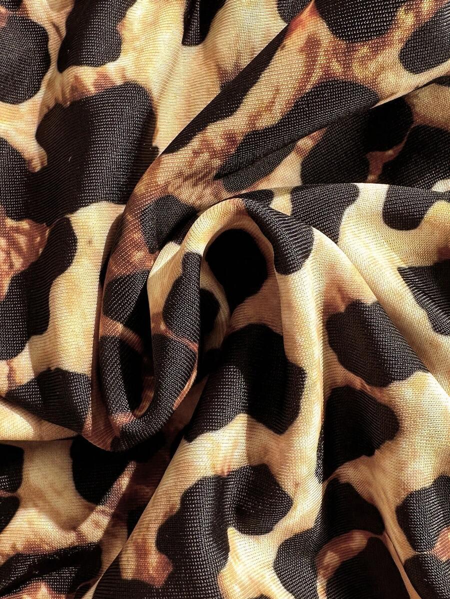 DWUCZĘŚCIOWY STRÓJ KĄPIELOWY ANIMAL PRINT
