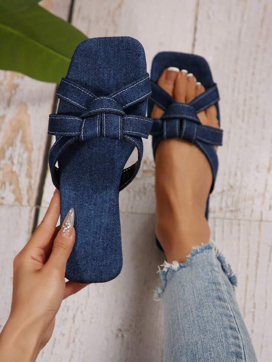 klapki casual jeans