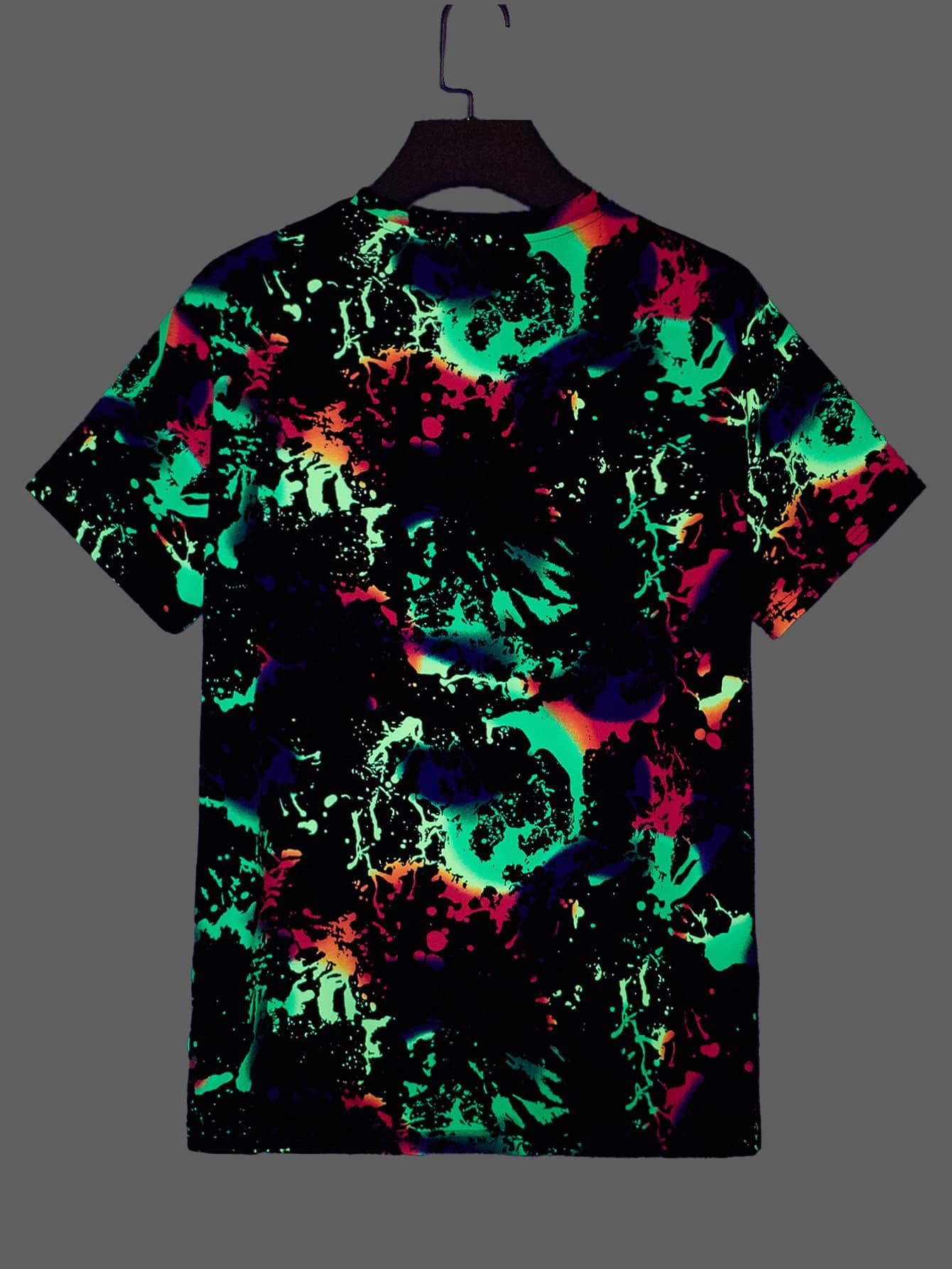 T-SHIRT KRÓTKI RĘKAW PRINT 