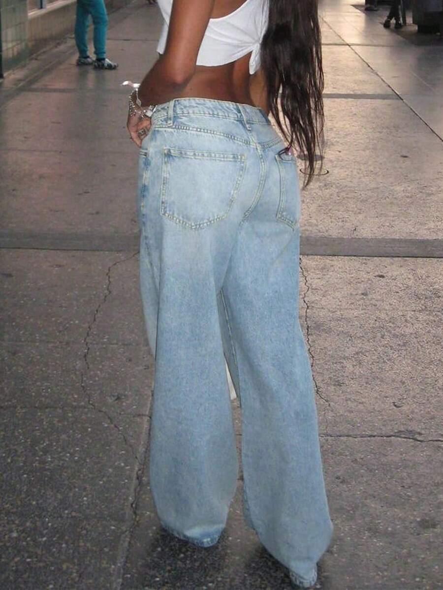 SPODNIE JEANS BAGGY