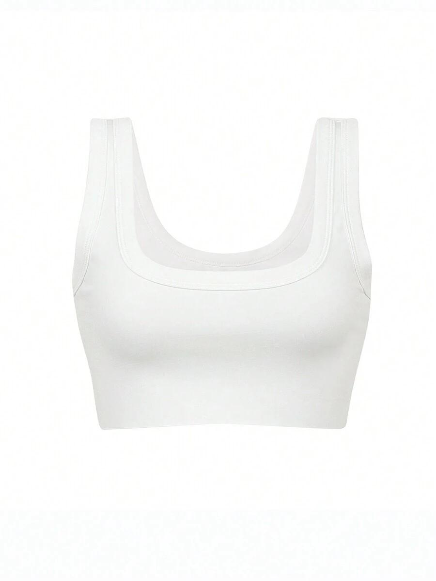 BIAŁY CROP TOP